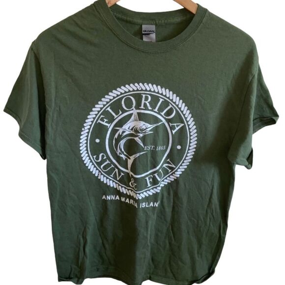 Florida green graphic T-shirt - Picture 1 of 7
